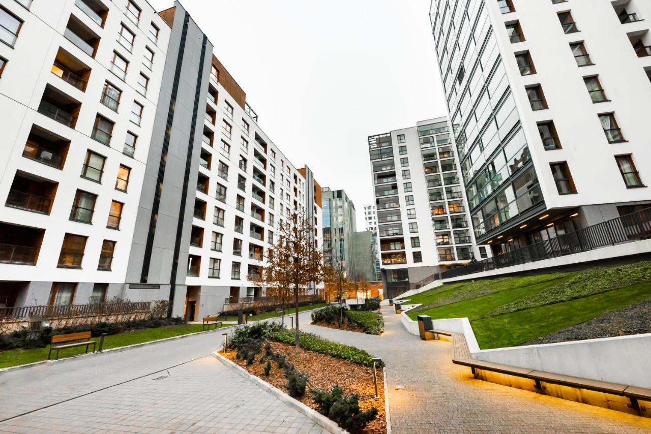 Grzybowska Luxury Apartment วอร์ซอ ภายนอก รูปภาพ